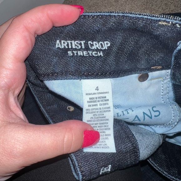 BNWOT American Eagle Denim Artist Crop Stretch Jeans - Picture 10 of 10